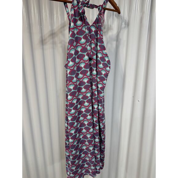 TRACY NEGOSHIAN Women's Navy/Pink/White Lifesaver Design Sleeveless Dress XL - Picture 1 of 6
